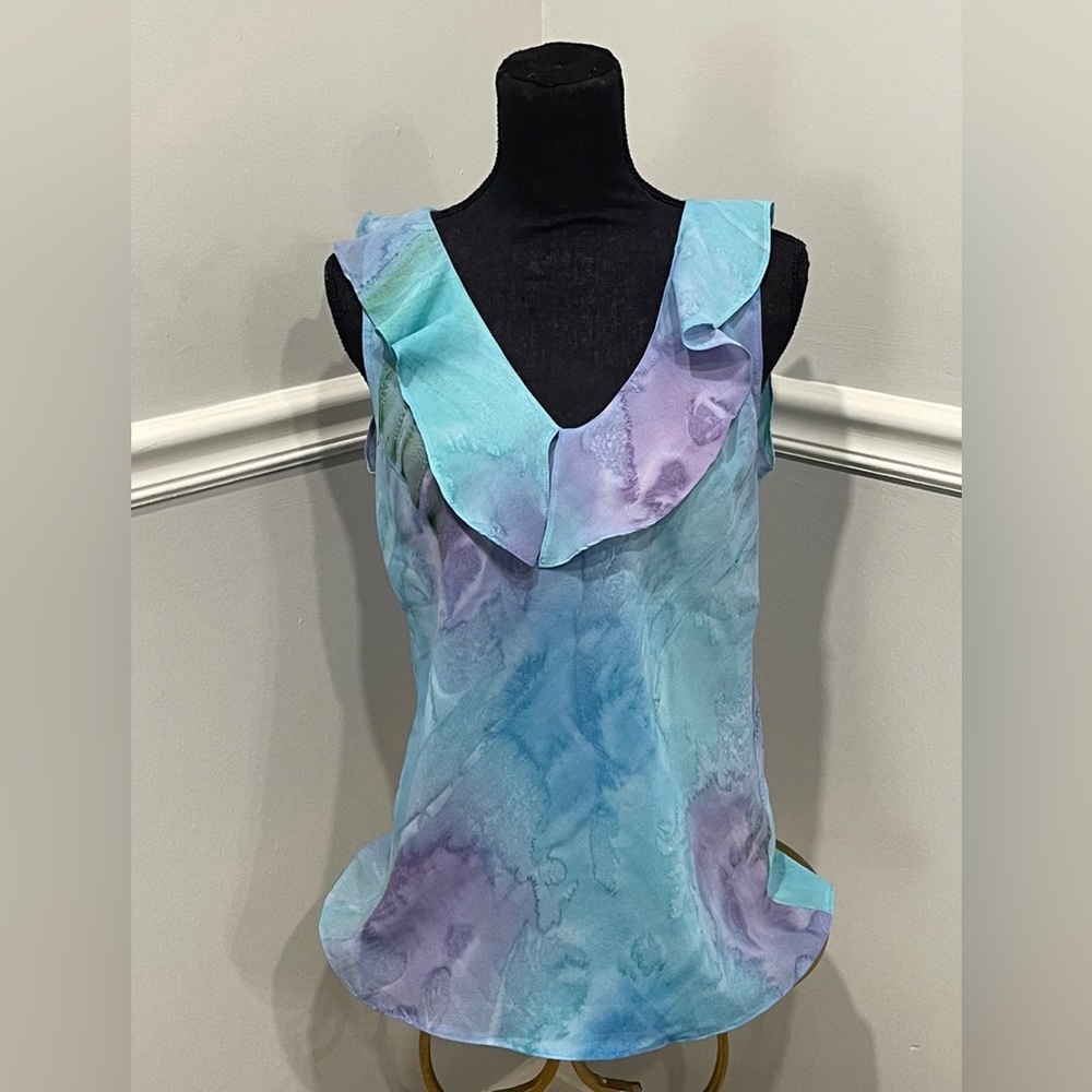 Tie dye light blouse